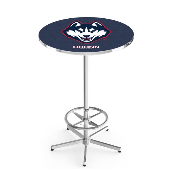 Holland Bar Stool Co 42" Chrome Connecticut Pub Table - L216C4228CONNUN
