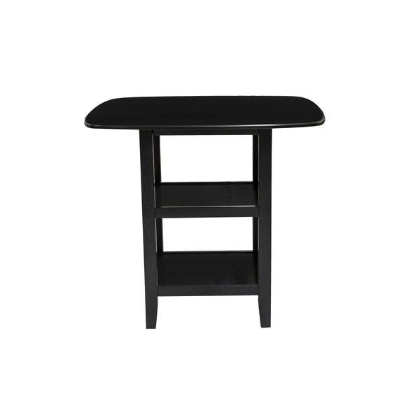 Homelegance Norman 5PC Counter Height Set, Black - 2514BK-36