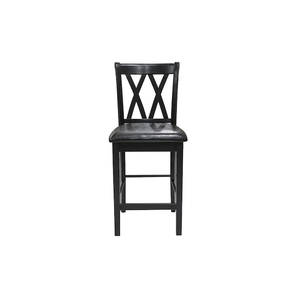 Homelegance Norman 5PC Counter Height Set, Black - 2514BK-36