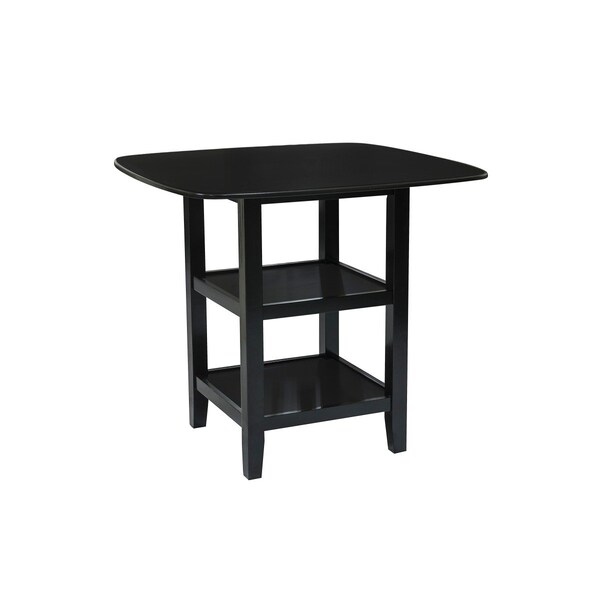 Homelegance Norman 5PC Counter Height Set, Black - 2514BK-36