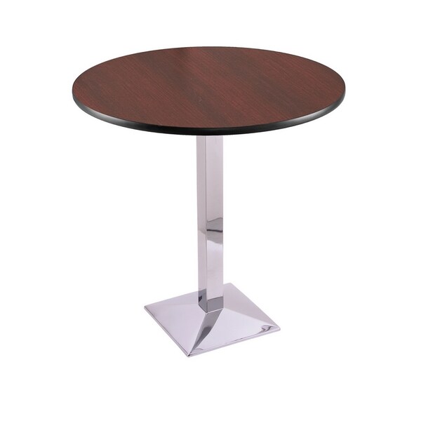Holland Bar Stool Co 42" 217 Chrome Table, 36" dia. Top - 21742CH36R