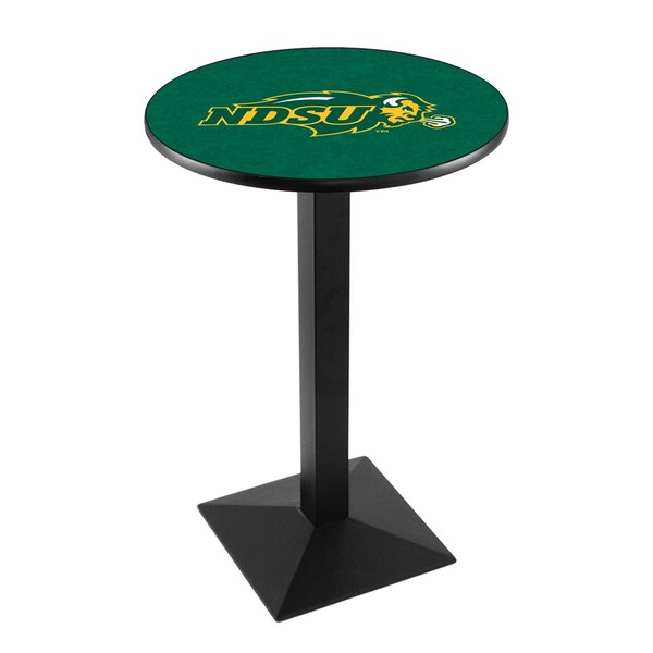 Holland Bar Stool Co 36" Blk Wrinkle North Dakota State Pub Table - L217B3628NDAKST-G