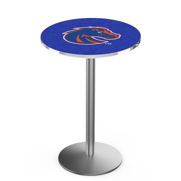 Holland Bar Stool Co 36" Stainless Steel Boise State Pub Table - L214S3628BOISES