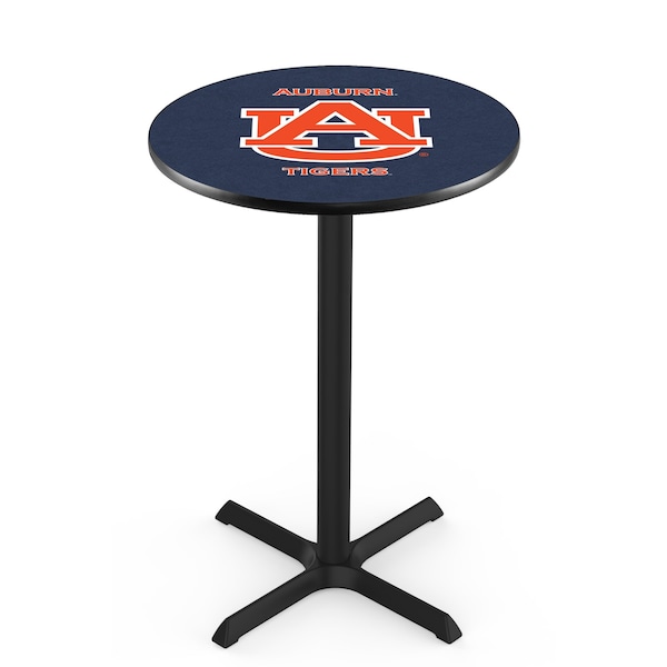 Holland Bar Stool Co 36" Blk Wrinkle Auburn Pub Table - L211B3628AUBURN