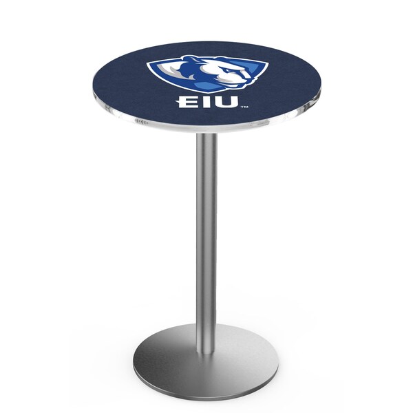 Holland Bar Stool Co 36" Stainless Steel Eastern Illinois Pub Table - L214S3628EASTIL
