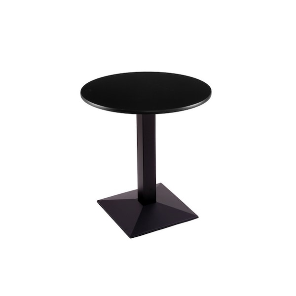 Holland Bar Stool Co 30" 217 Black Table, 24" dia. Top - 21730BW24R