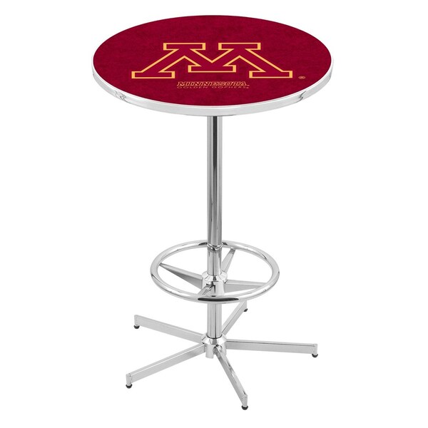 Holland Bar Stool Co 42" Chrome Minnesota Pub Table - L216C4228MINNUN