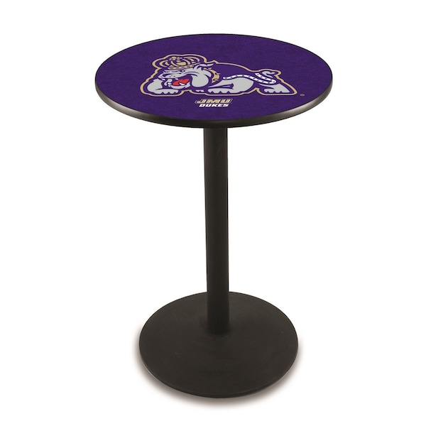 Holland Bar Stool Co 42" Blk Wrinkle James Madison Pub Table - L214B4228JMSMAD