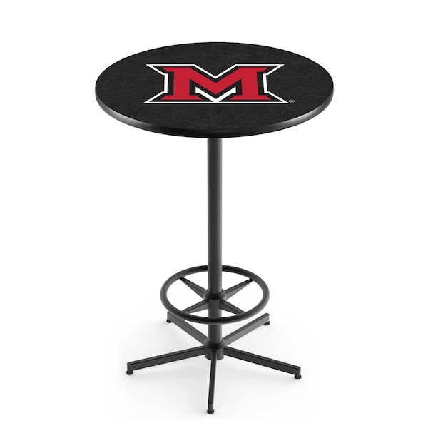 Holland Bar Stool Co 42" Black Miami (OH) Pub Table - L216B4236MIA-OH
