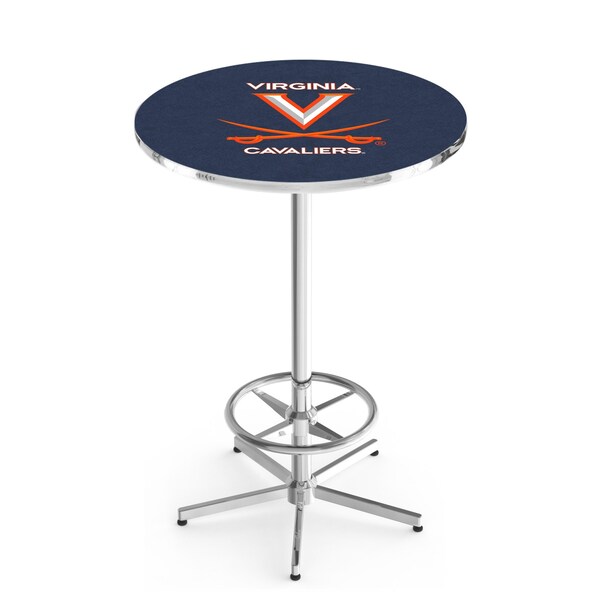Holland Bar Stool Co 42" Chrome Virginia Pub Table - L216C4228VRGNIA