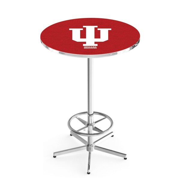 Holland Bar Stool Co 42" Chrome Indiana Pub Table - L216C4228INDNAU