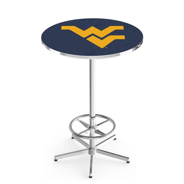 Holland Bar Stool Co 42" Chrome West Virginia Pub Table - L216C4228WESTVA