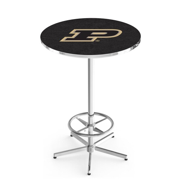 Holland Bar Stool Co 42" Chrome Purdue Pub Table, 36" dia. Top - L216C4236PURDUE