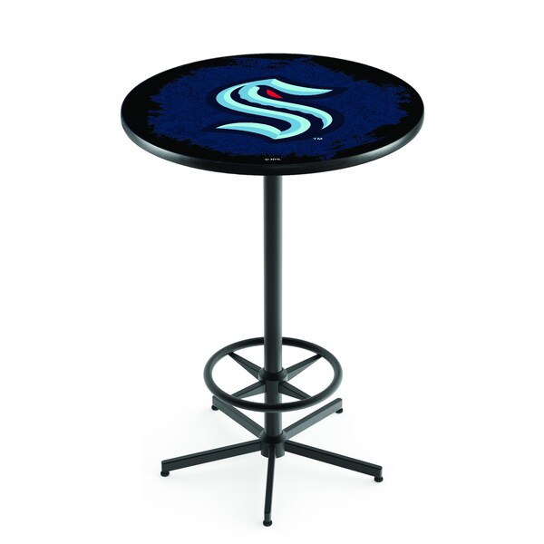 Holland Bar Stool Co 42" Black Seattle Kraken Pub Table - L216B4228SEAKRK