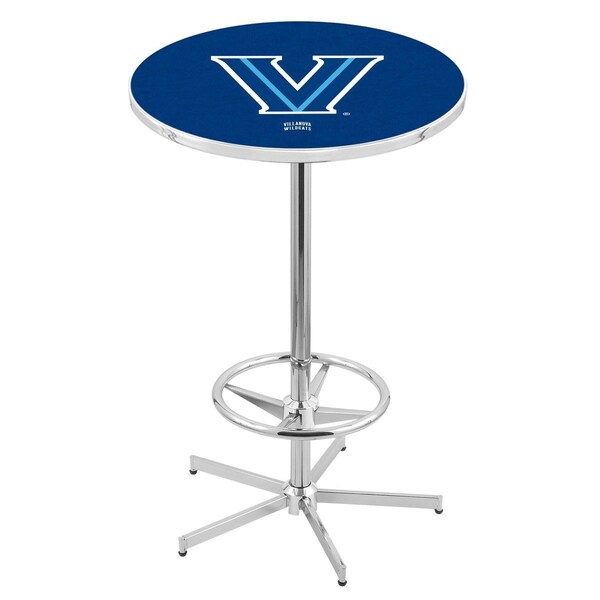 Holland Bar Stool Co 42" Chrome Villanova Pub Table, 36" dia. Top - L216C4236VILNVA