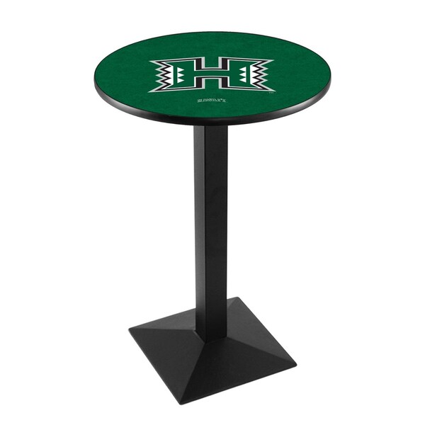 Holland Bar Stool Co 36" Blk Wrinkle Hawaii Pub Table - L217B3628HAWAII
