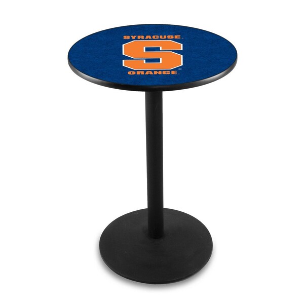 Holland Bar Stool Co 42" Blk Wrinkle Syracuse Pub Table - L214B4228SYRCSE