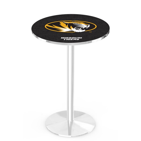 Holland Bar Stool Co 42" Chrome Missouri Pub Table - L214C4228MIZZOU