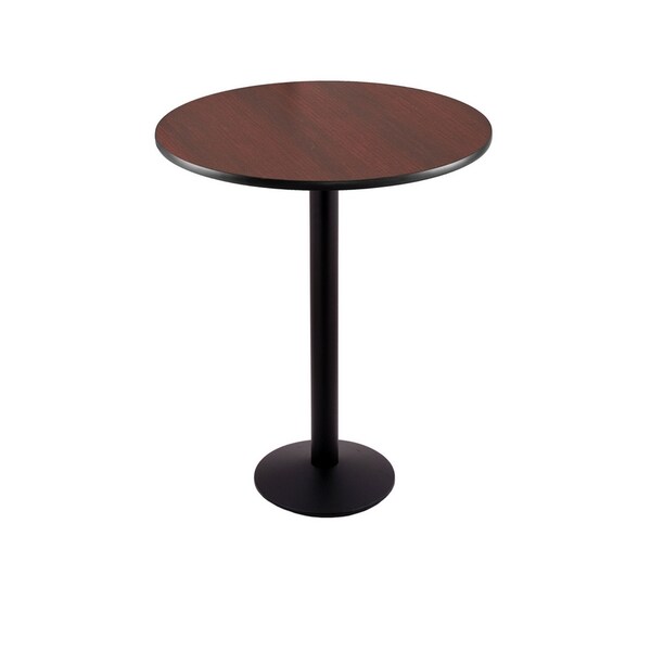 Holland Bar Stool Co 42" 214 Black Table, 30" dia. Top - 214-1642BW30R