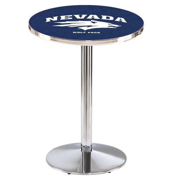 Holland Bar Stool Co 36" Chrome Nevada Pub Table - L214C3628NEVAUN