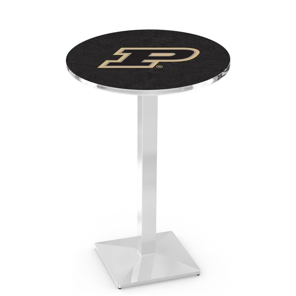 Holland Bar Stool Co 42" Chrome Purdue Pub Table, 36" dia. Top - L217C4236PURDUE