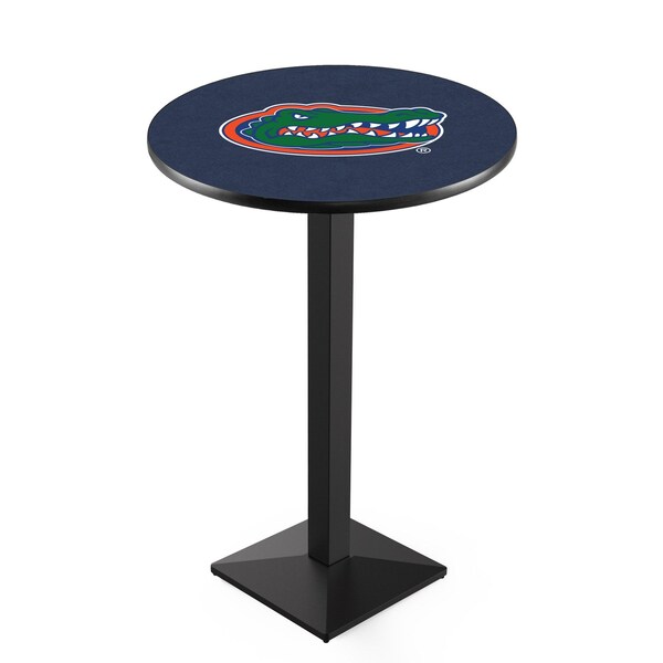 Holland Bar Stool Co 42" Blk Wrinkle Florida Pub Table, 36" dia. Top - L217B4236FLORUN
