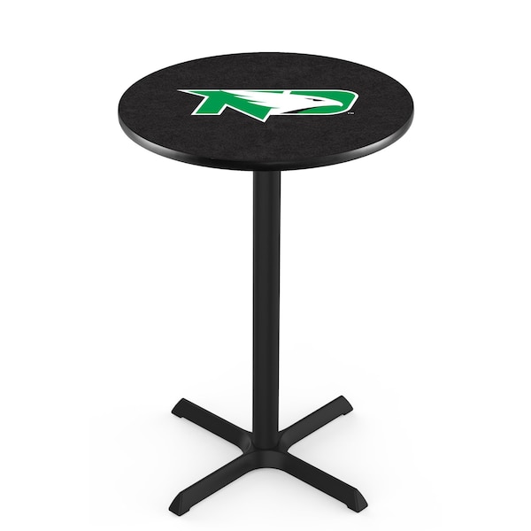 Holland Bar Stool Co 36" Blk Wrinkle North Dakota Pub Table, 36" dia. Top - L211B3636NORDAK
