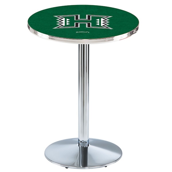 Holland Bar Stool Co 36" Chrome Hawaii Pub Table - L214C3628HAWAII