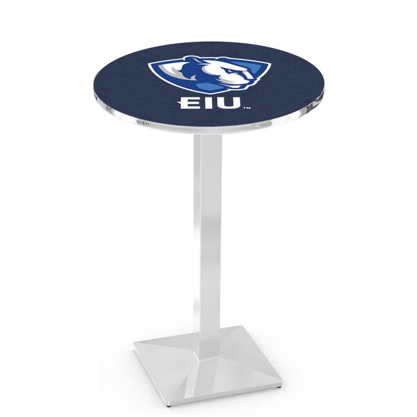 Holland Bar Stool Co 36" Chrome Eastern Illinois Pub Table - L217C3628EASTIL