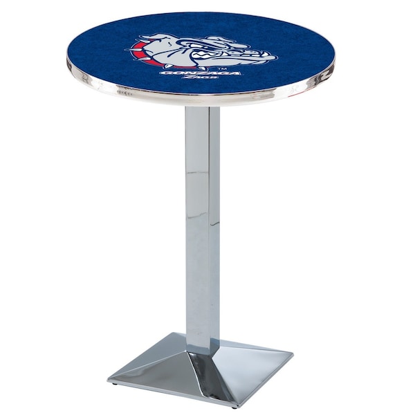 Holland Bar Stool Co 36" Chrome Gonzaga Pub Table - L217C3628GONZGA