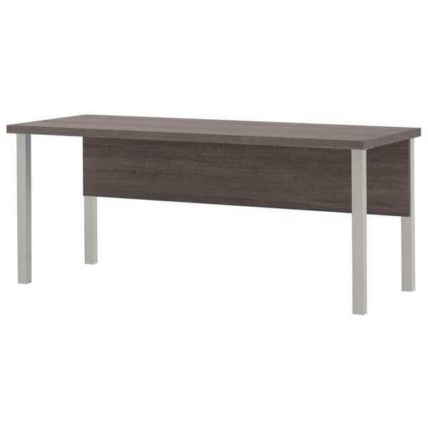 Bestar Rectangle 71.1" L, 29.5" W, 29.9" H, Laminate Top, Grey - 120401-47