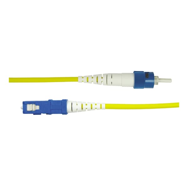 Compulink 2-F JUMPER 6.6FT/2MT 8.3/125, ST TO SC CERAMIC TIP, SUPER POLISH OS2 - STCSCCD2-SPSM