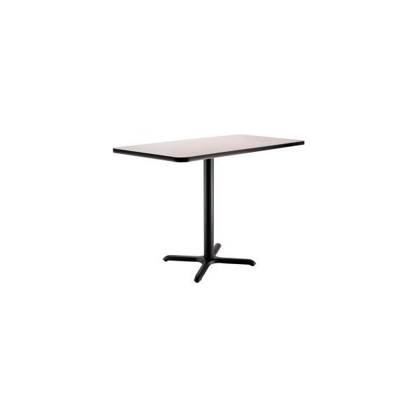 National Public Seating Interion Counter Height Restaurant Table, 48"L x 30"W x 36"H, Gray - 695850GY