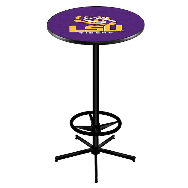 Holland Bar Stool Co 42" Black Louisiana State Pub Table - L216B4228LASTUN