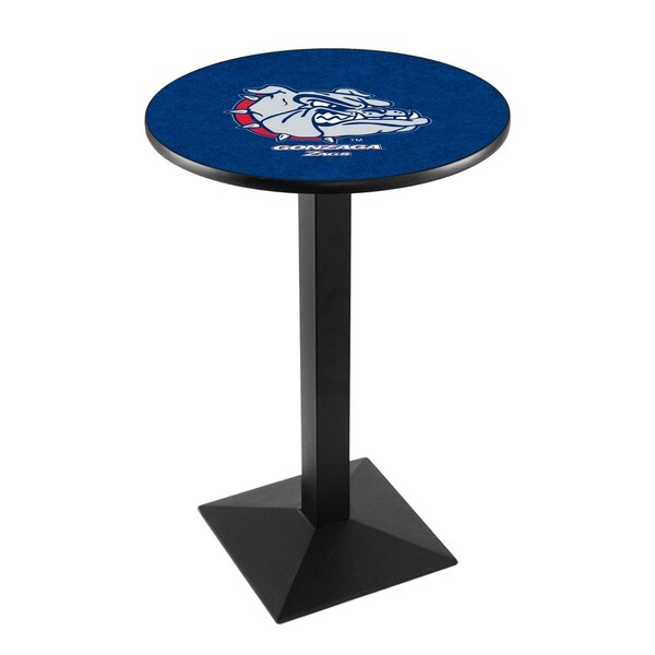 Holland Bar Stool Co 36" Blk Wrinkle Gonzaga Pub Table - L217B3628GONZGA