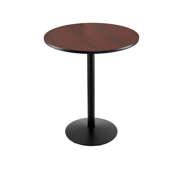 Holland Bar Stool Co 42" 214 Black Table, 30" dia. Top - 214-2242BW30R