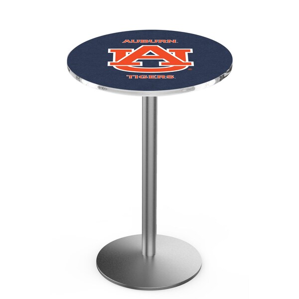 Holland Bar Stool Co 36" Stainless Steel Auburn Pub Table - L214S3628AUBURN