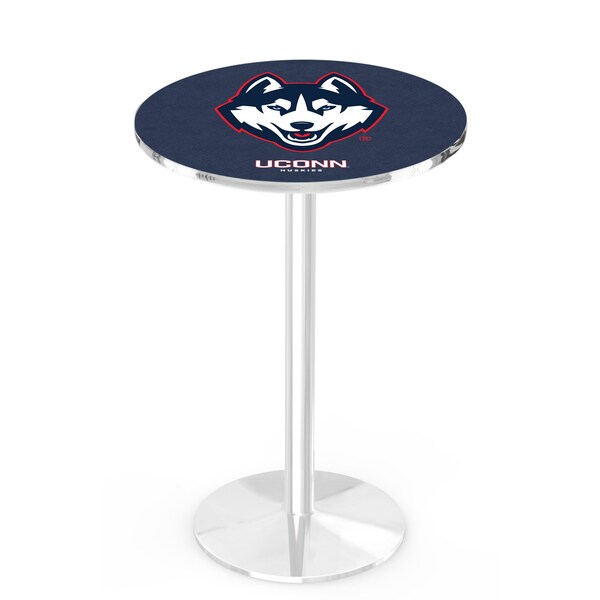 Holland Bar Stool Co 42" Chrome Connecticut Pub Table - L214C4228CONNUN