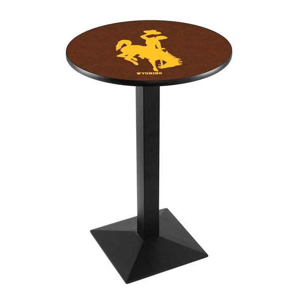 Holland Bar Stool Co 36" Blk Wrinkle Wyoming Pub Table, 36" dia. Top - L217B3636WYMNG