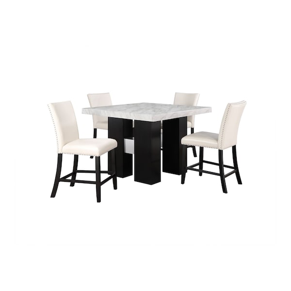 Global Furniture Usa Transitional Paper D04 White Bar Table - 4508