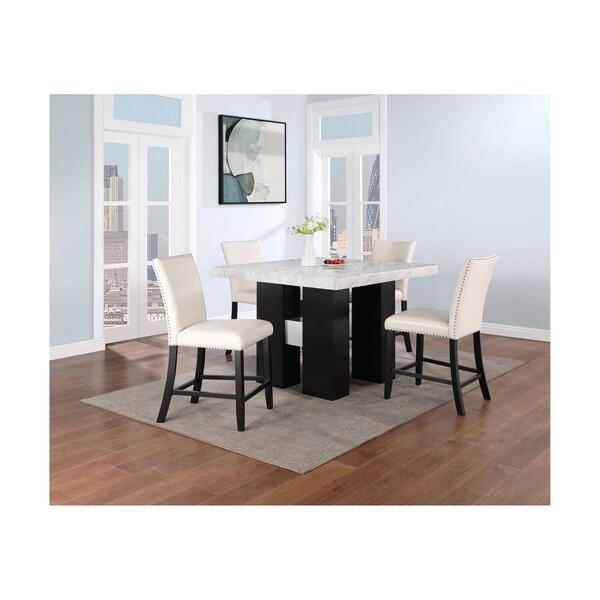 Global Furniture Usa Transitional Paper D04 White Bar Table - 4508