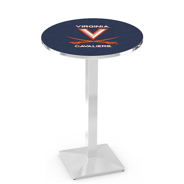 Holland Bar Stool Co 42" Chrome Virginia Pub Table - L217C4228VRGNIA