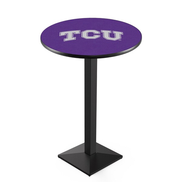 Holland Bar Stool Co 42" Blk Wrinkle TCU Pub Table, 36" dia. Top - L217B4236TEXCHR