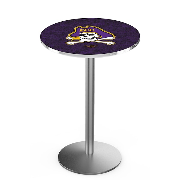 Holland Bar Stool Co 42" Stainless Steel East Carolina Pub Table - L214S4228ECAROL