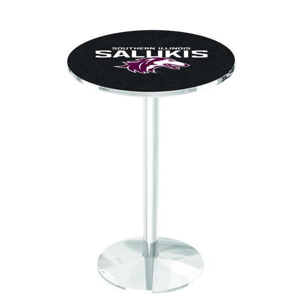 Holland Bar Stool Co 36" Chrome Southern Illinois Pub Table - L214C3628SOUILL