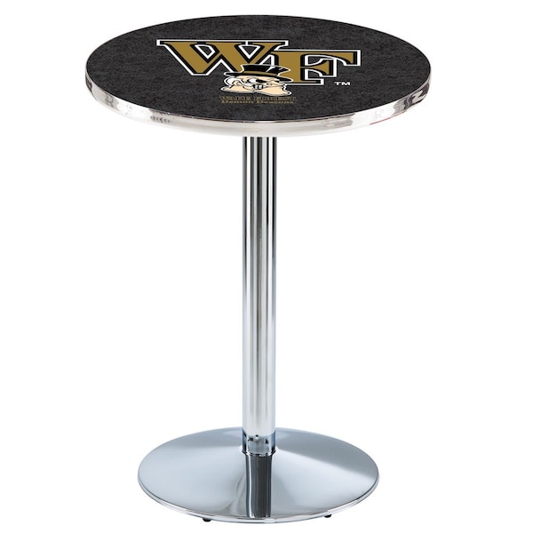 Holland Bar Stool Co 42" Chrome Wake Forest Pub Table - L214C4228WAKEFR
