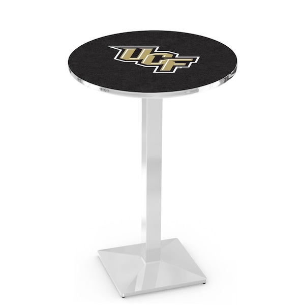 Holland Bar Stool Co 36" Chrome Central Florida Pub Table, 36" dia. Top - L217C3636CENFLA
