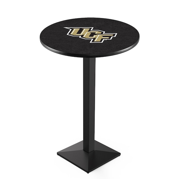 Holland Bar Stool Co 36" Blk Wrinkle Central Florida Pub Table, 36" dia. Top - L217B3636CENFLA