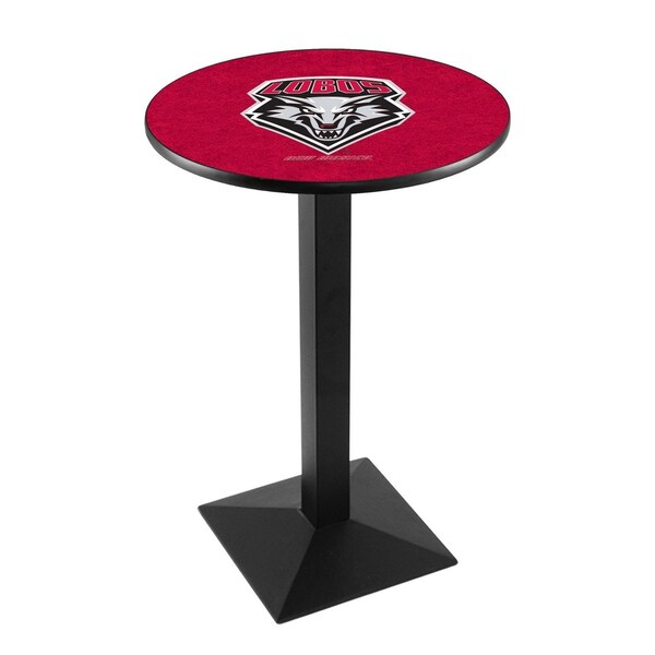 Holland Bar Stool Co 42" Blk Wrinkle New Mexico Pub Table, 36" dia. Top - L217B4236NEWMEX