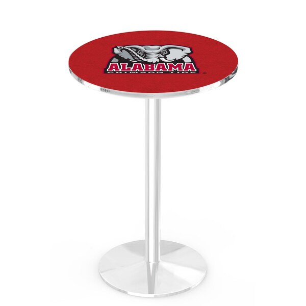 Holland Bar Stool Co 42" Chrome Alabama Pub Table - L214C4228AL-ELE